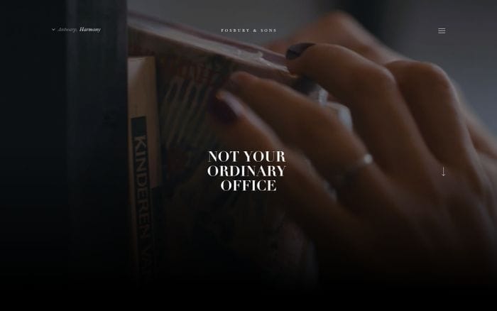  Fosbury & Sons website preview