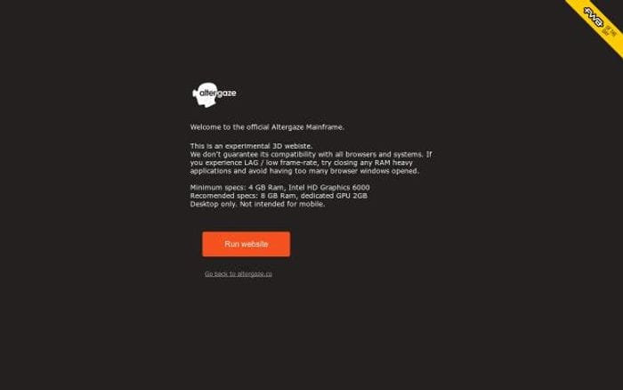 Mainframe website preview