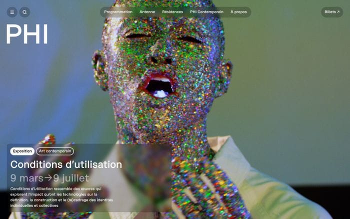 Phi website preview