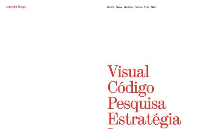 Aprender Design website preview