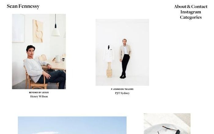 Seanfennessy website preview