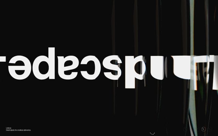 Landscape website preview