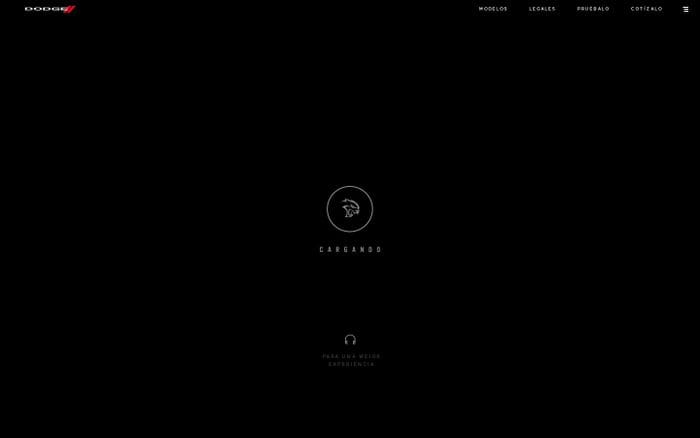 Muscle Cars | Dodge México website preview