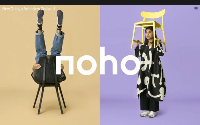 Noho website preview