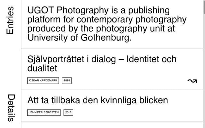 Ugotphotography website preview