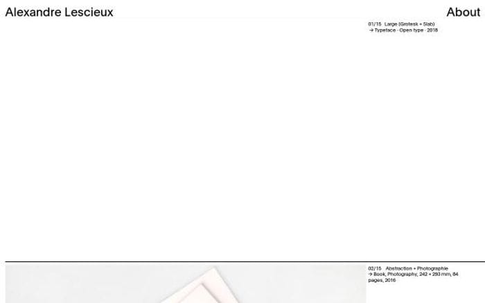 Alexandrelescieux website preview