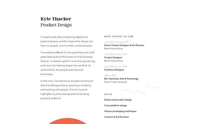 Kylethacker website preview