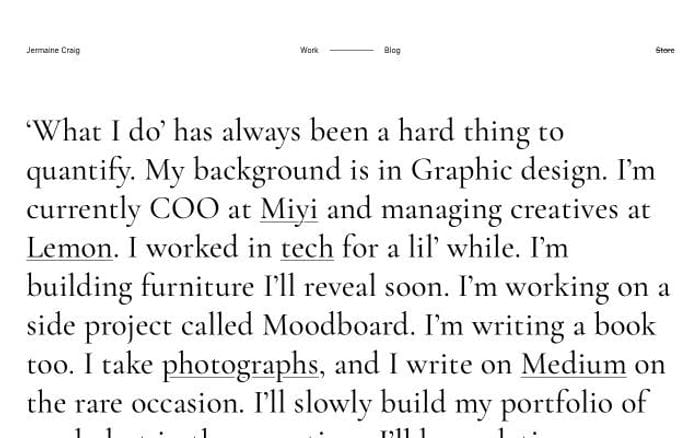 Jermainecraig website preview