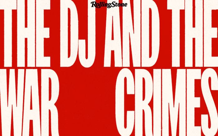 The DJ and the War Crimes website preview