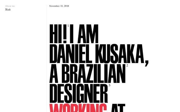 Danielkusaka website preview