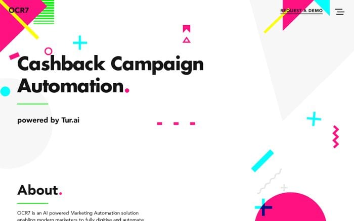 OCR7 – Marketing Automation powered by Tur.ai website preview