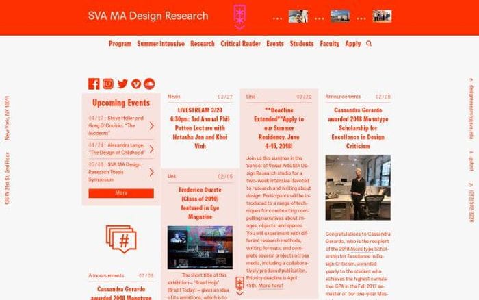 Designresearch website preview