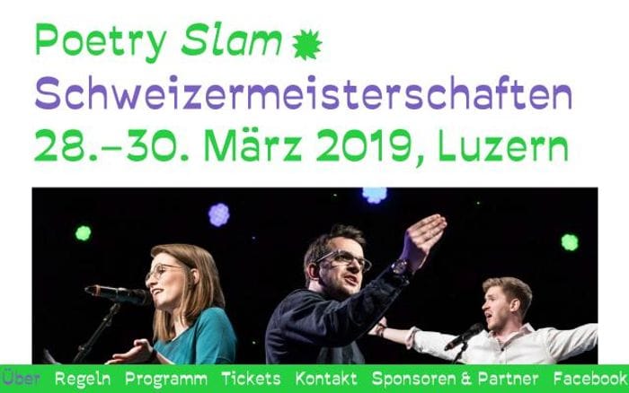 Poetryslam website preview