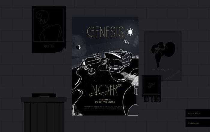Genesisnoirgame website preview