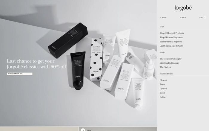 Jorgobé website preview
