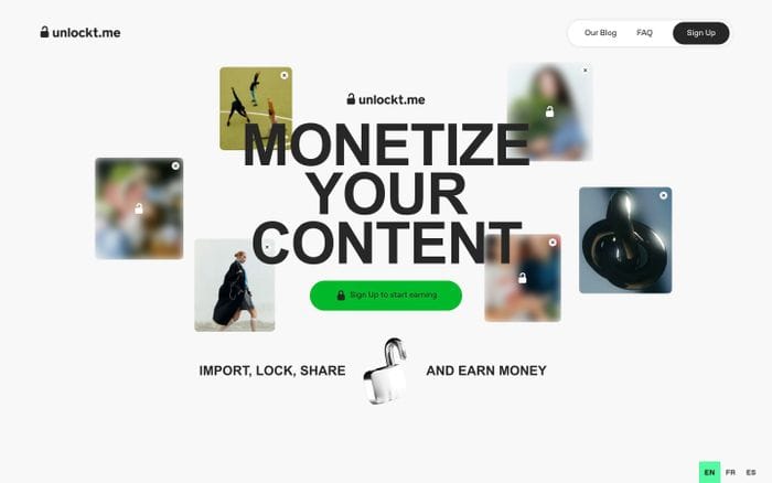 Unlockt website preview