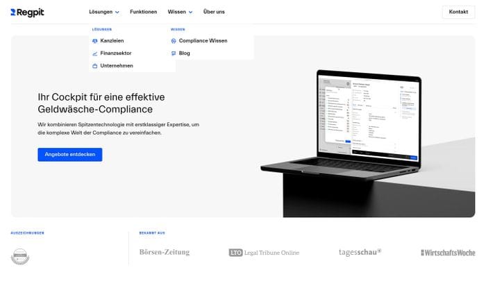 Regpit website preview