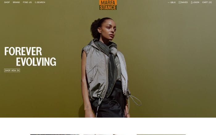 Marfa Stance website preview