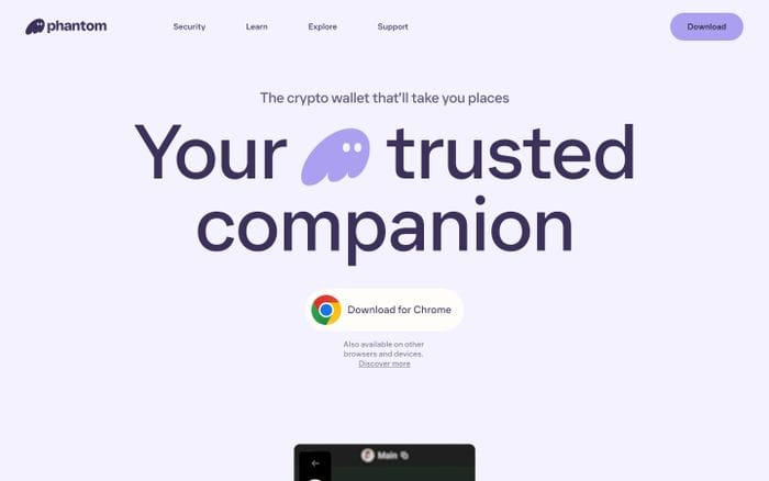 Phantom website preview