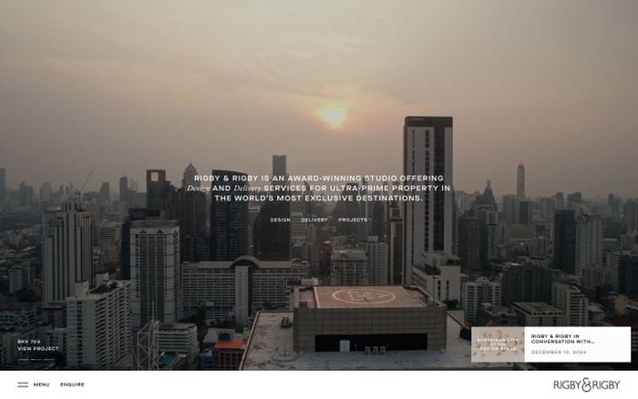 Rigby & Rigby website preview