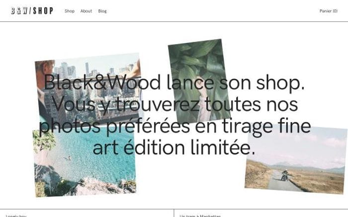 Blackandwood website preview