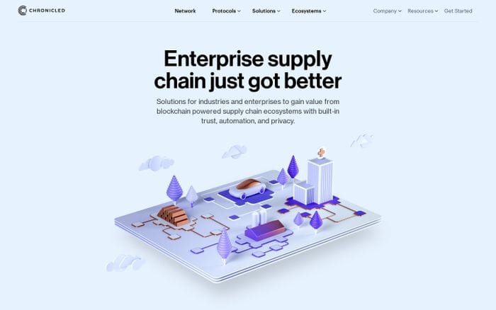 Chronicled website preview