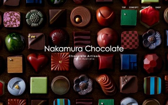 Nakamura-choco website preview