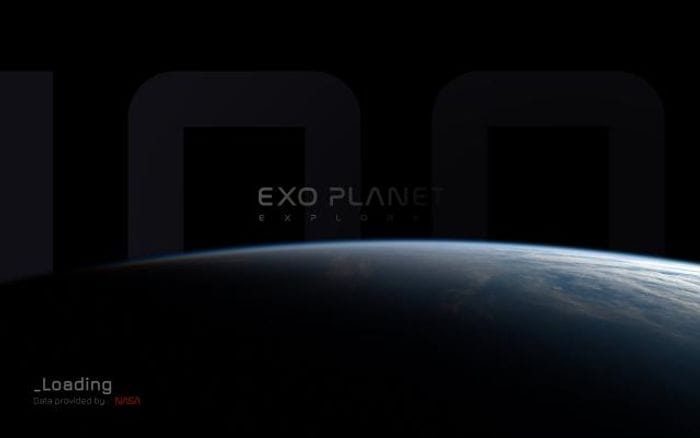 Exoplanet-explorer website preview