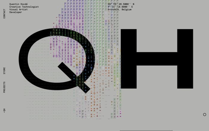 Quentin Hocdé website preview