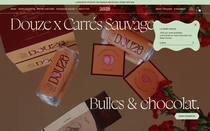 Douze website preview