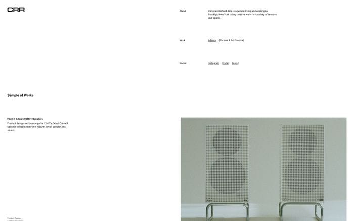 Christian Richard Rice website preview