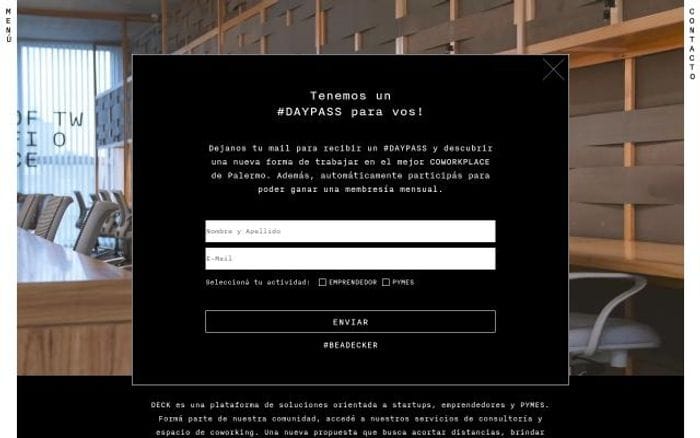Deck-co website preview