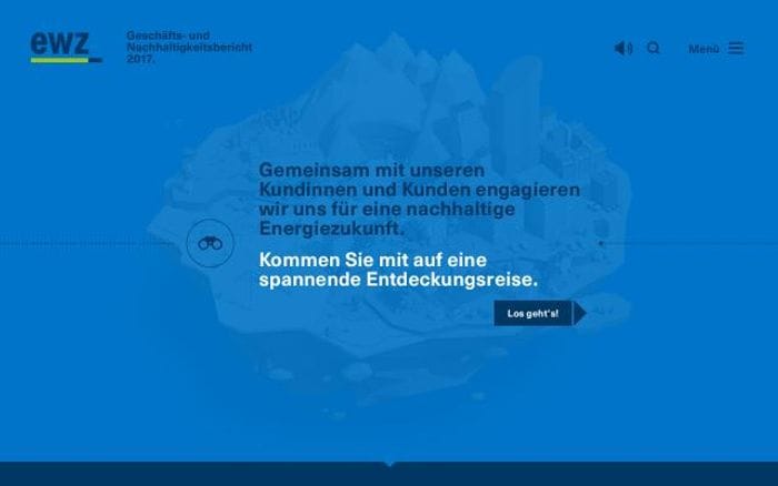 Ewz website preview