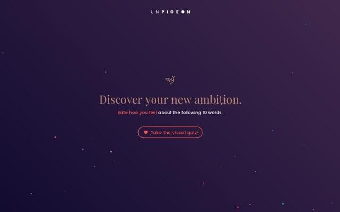 Unpigeon website preview