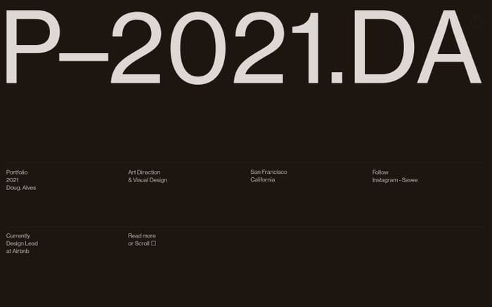 Doug Alves website preview