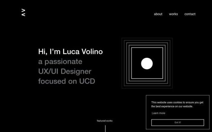 Lucavolino website preview