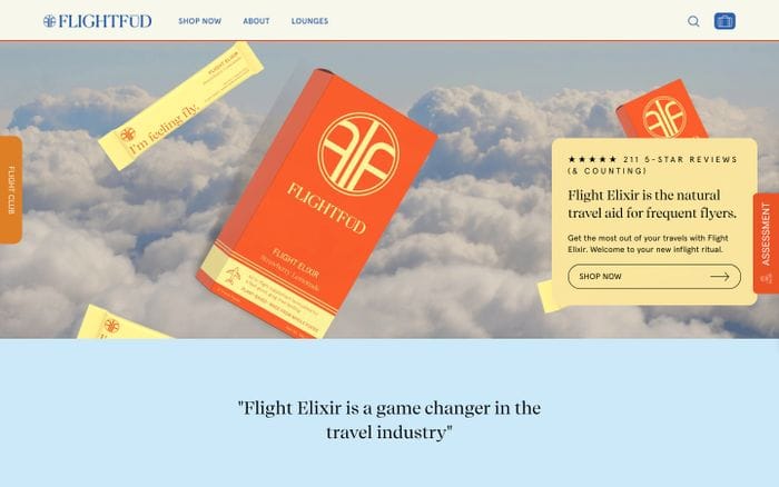 Flightfūd website preview