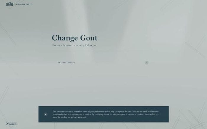 Changegout website preview