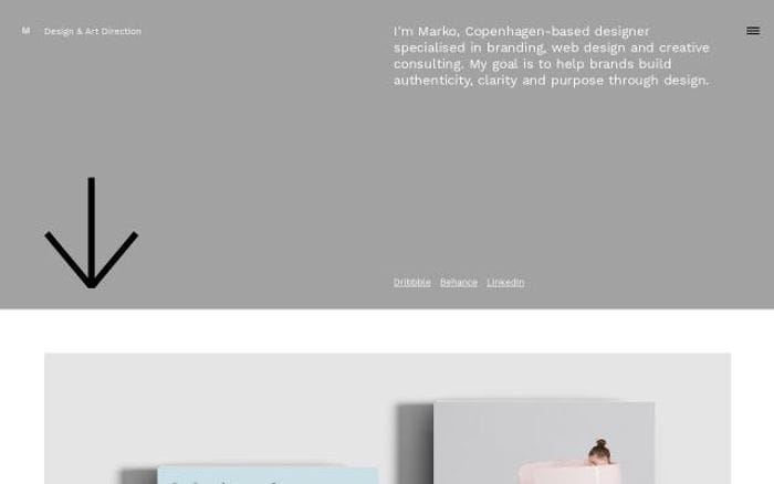 Markocvijetic website preview