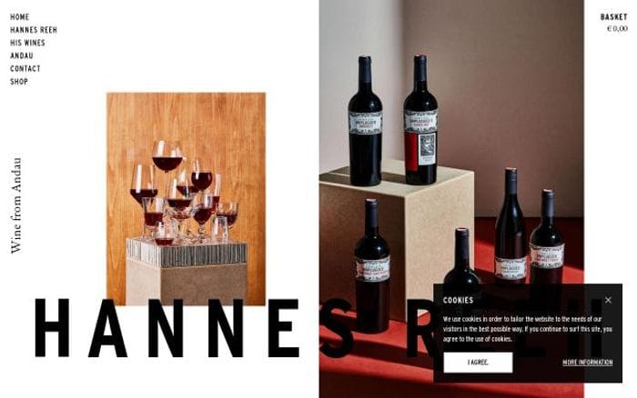 Hannesreeh website preview