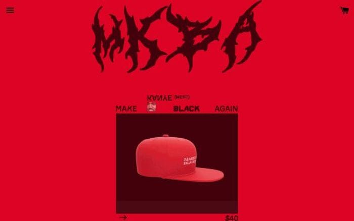 Makekanyeblackagainhat website preview