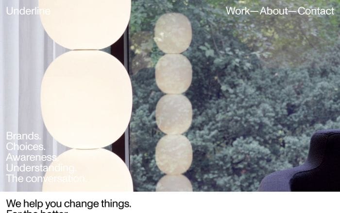 Underline studio website preview