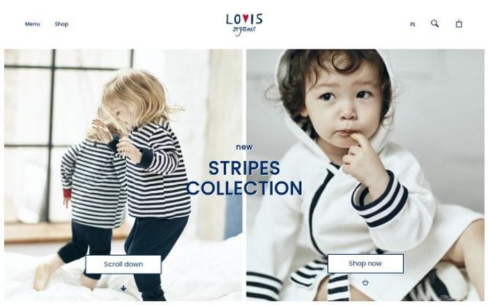 Lovisorganic website preview