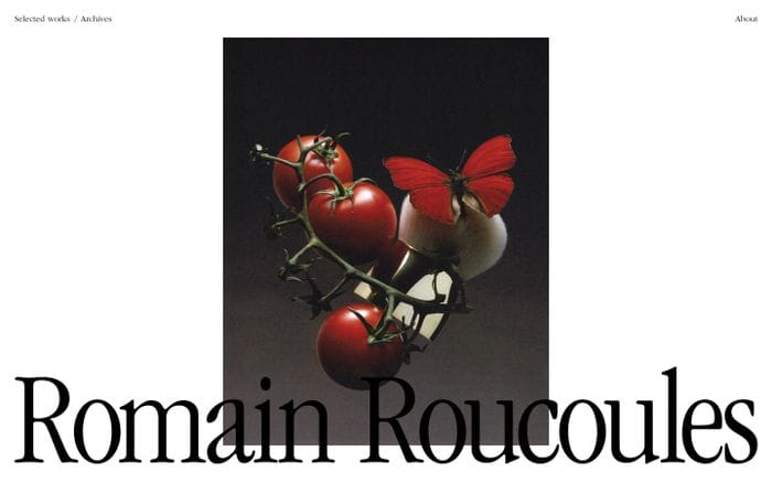Romain Roucoules website preview
