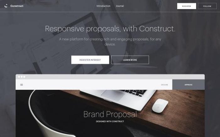 Withconstruct website preview