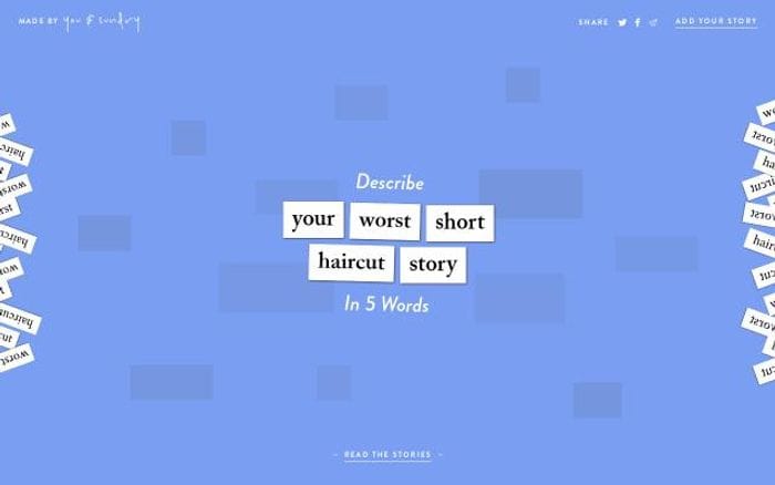 Infivewords website preview