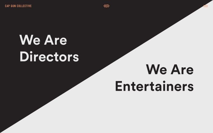 Cap Gun Collective website preview