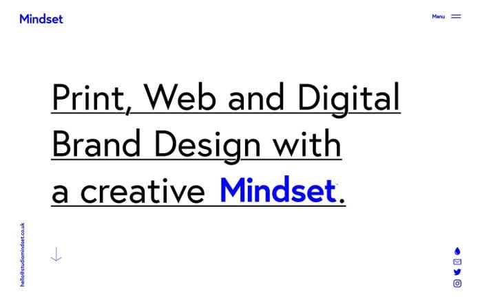 Mindset website preview