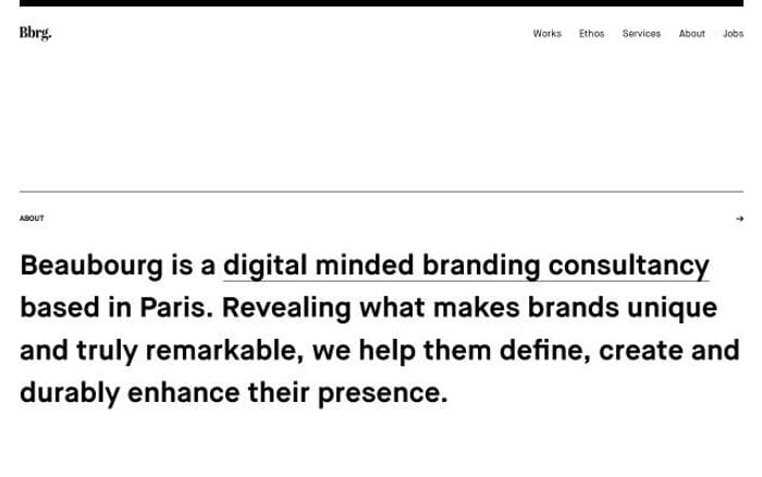 Beaubourg website preview