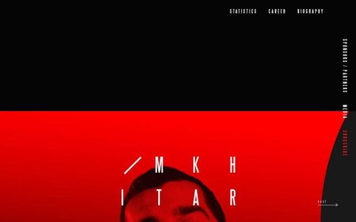 Mkhitaryan website preview
